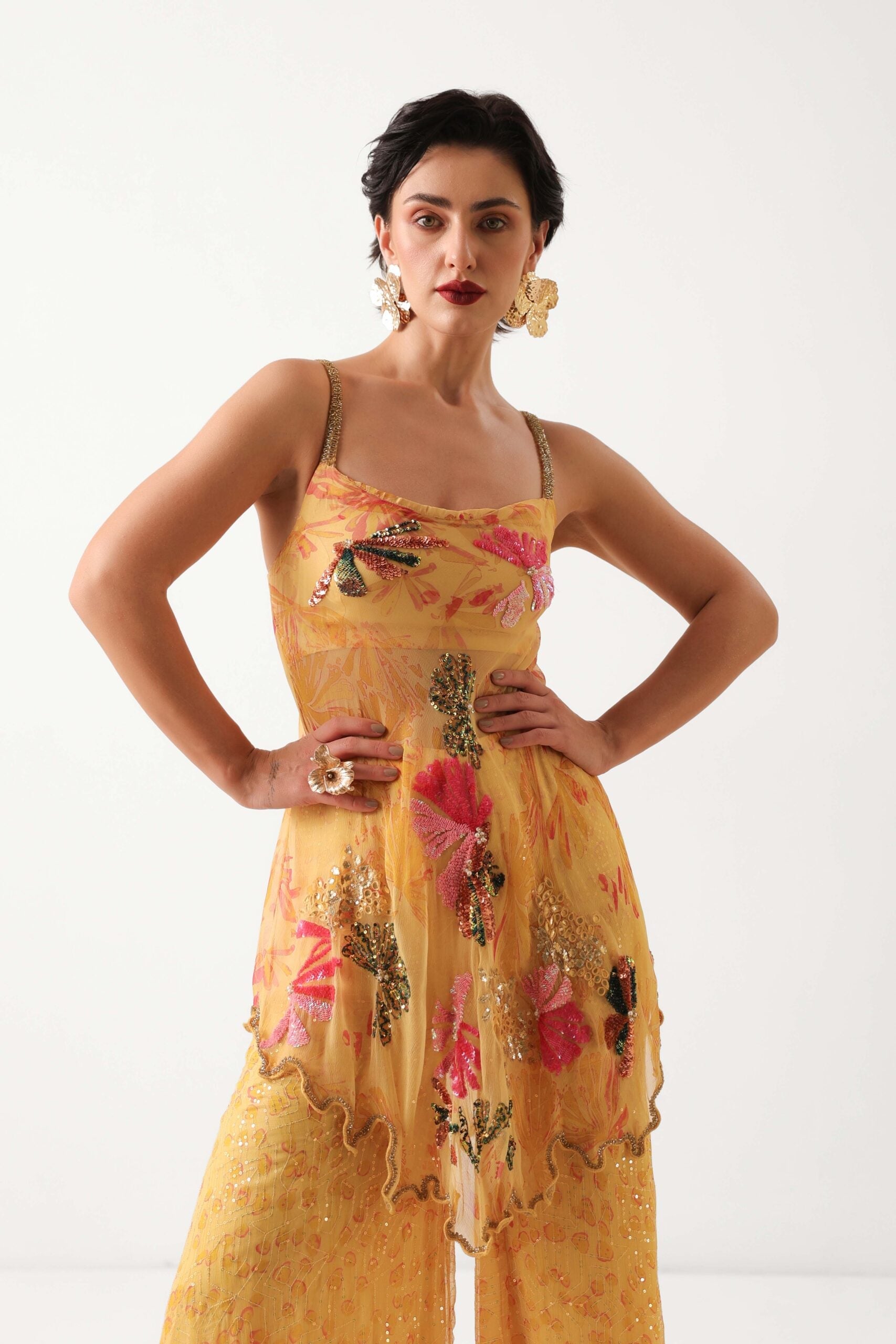 The Kal-katta Bageecha Sharara Set