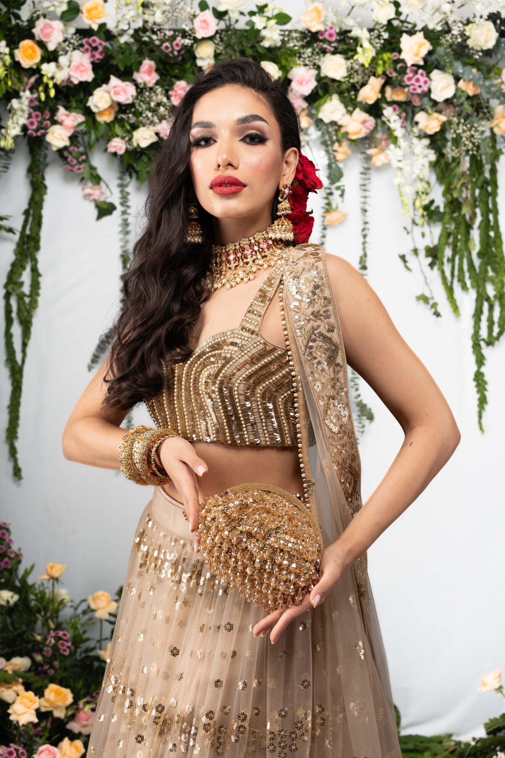 Pristine Bolso Gold