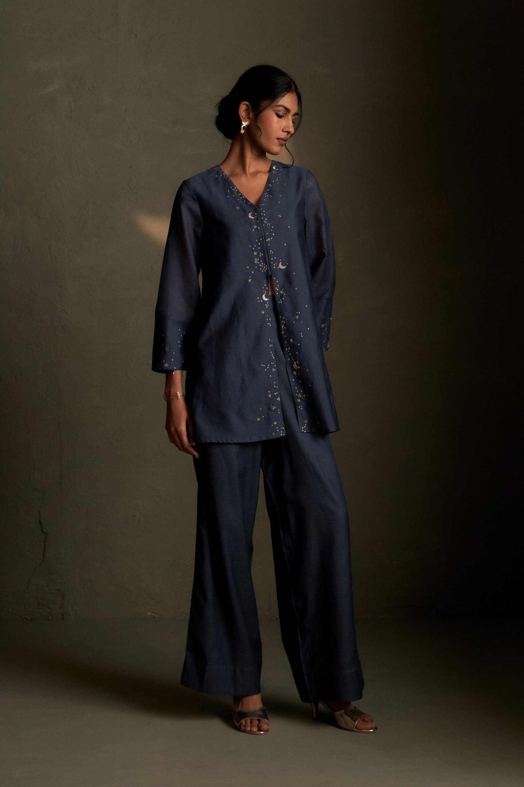 Chaand Sitara Set - Blue Dusk