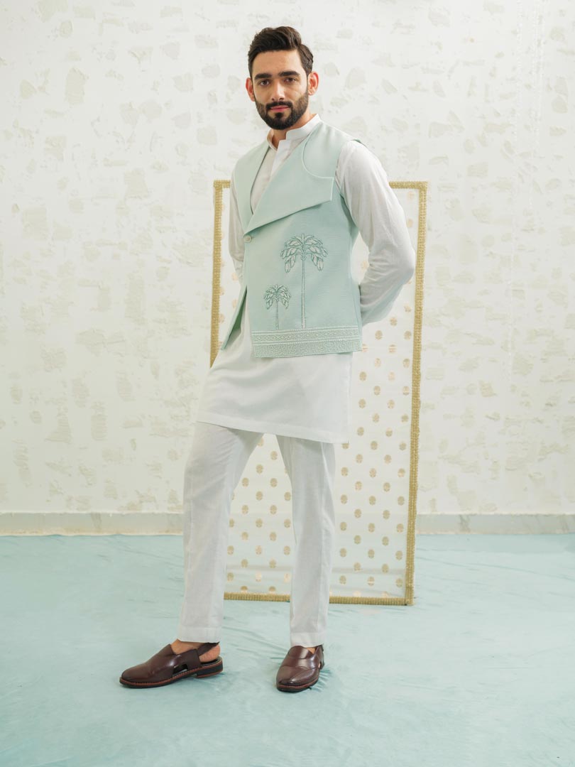Flap Palm Blue Bundi set