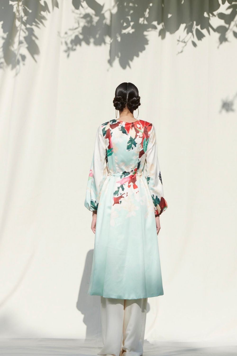 Jacket With A Satin Palazzo