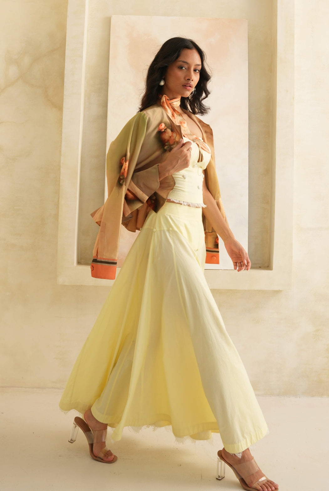 Luxury Satin Mirage Shirt - Elegant Fluid Evening Wear
