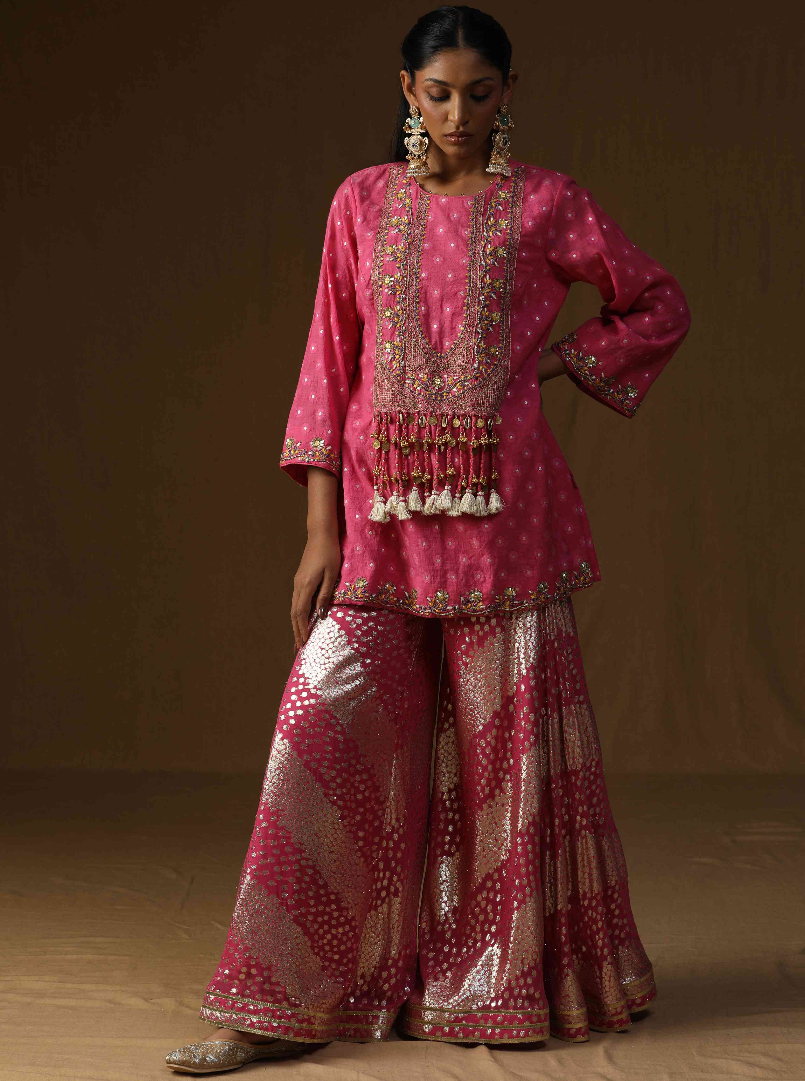 Rasika � Gulabi Embroidered Sharara Set