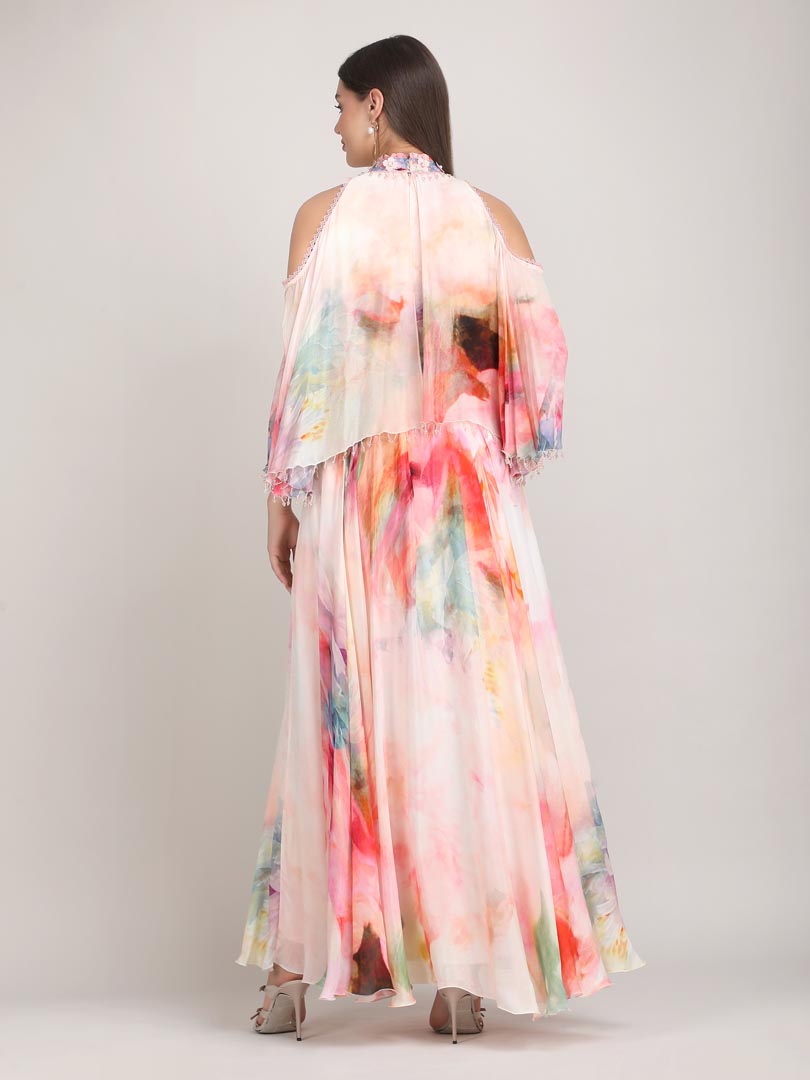 Floral Maze Printed Dress