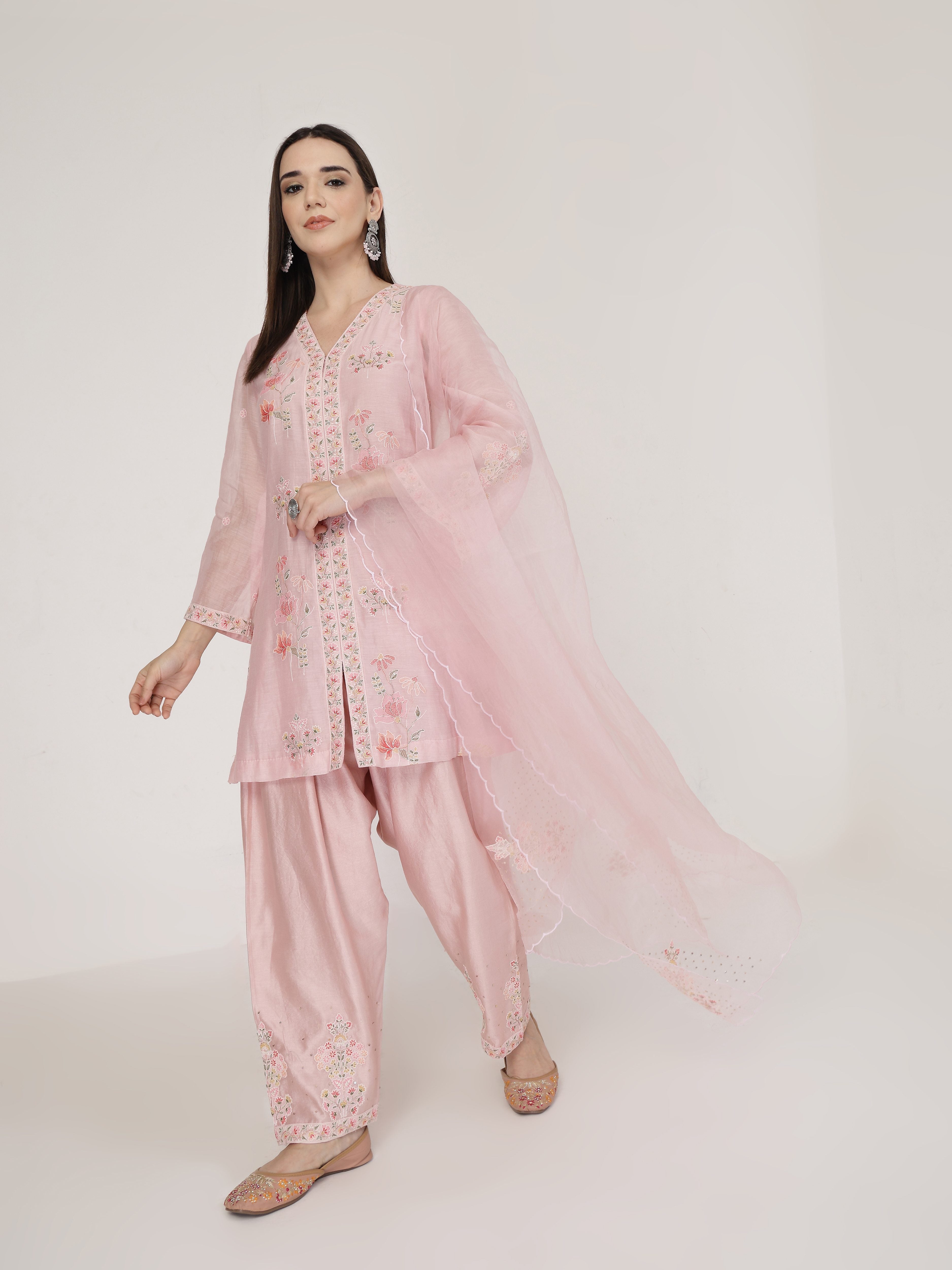 Pearl Pink Suit Set