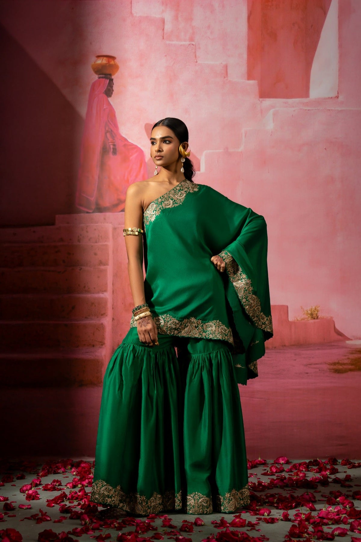 Kairi off shoulder sharara