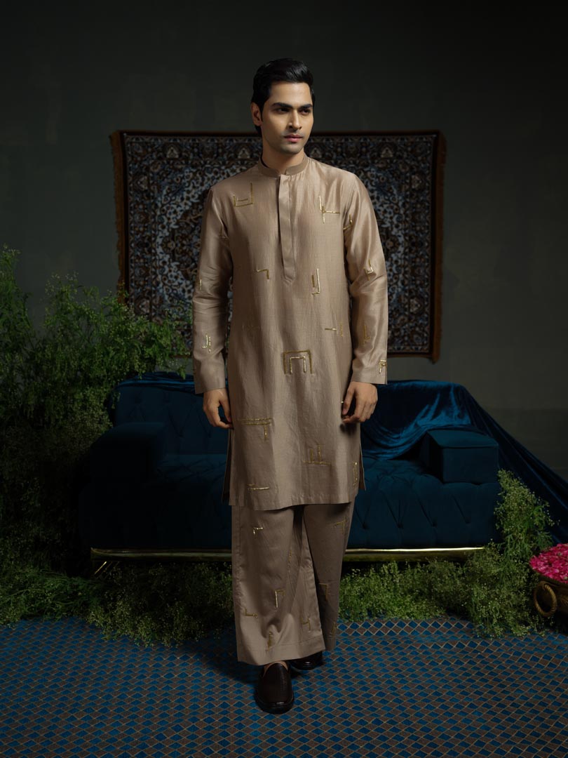 Choco-Coordinate Kurta Set