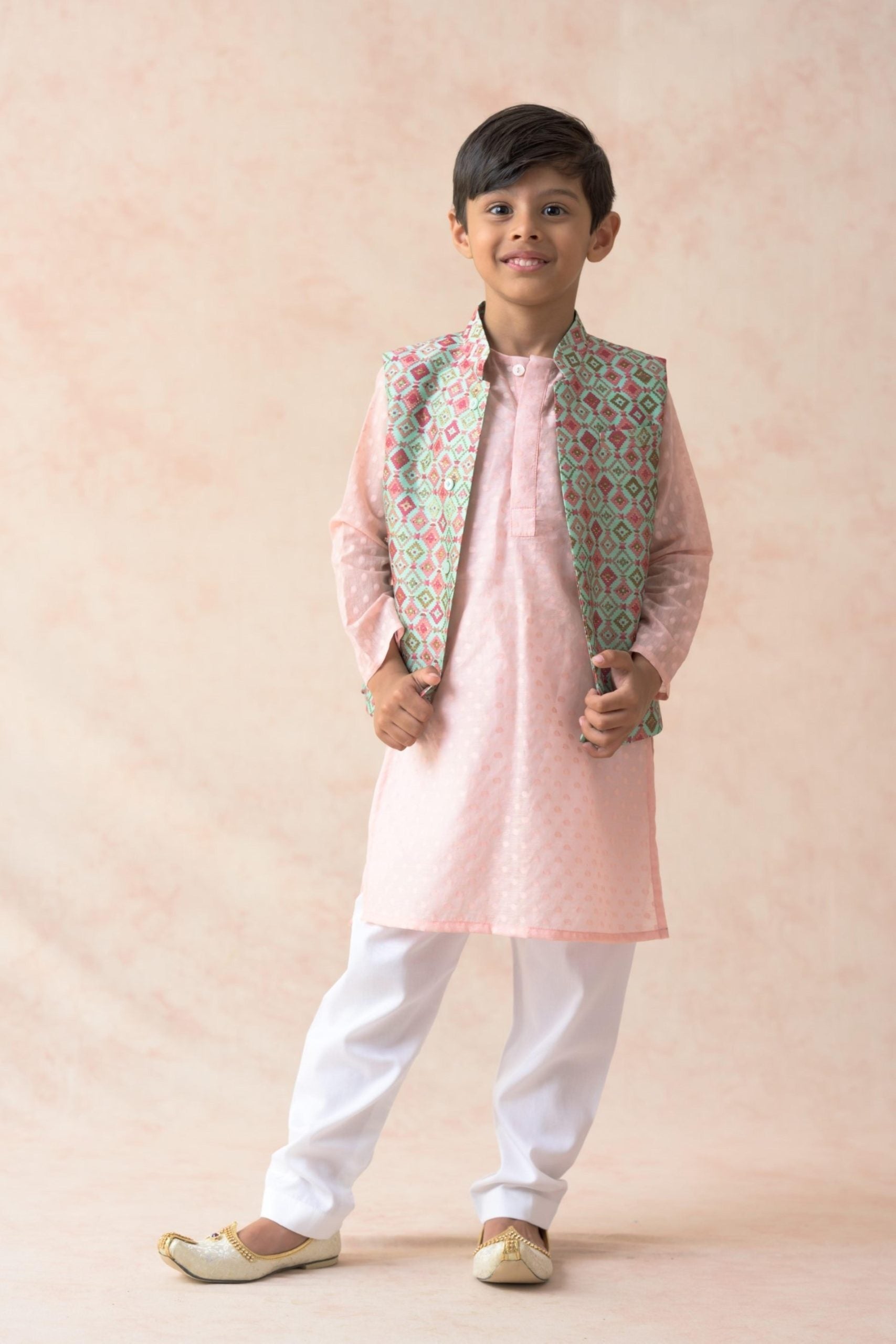 Nehru jacket with Kurta pyjama