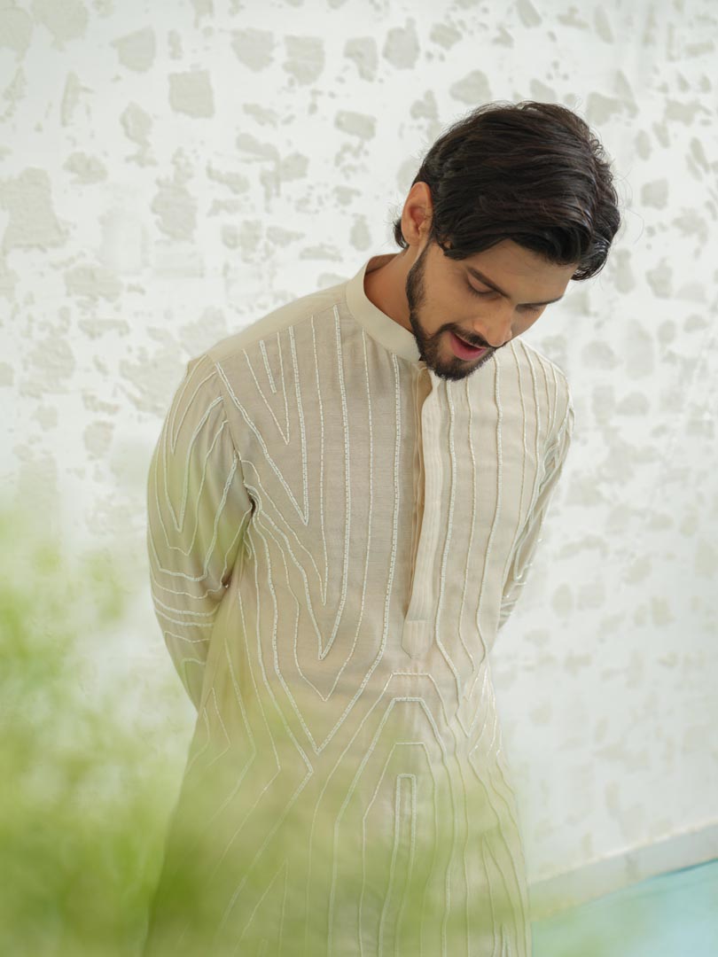 Abstract Geometry Kurta set