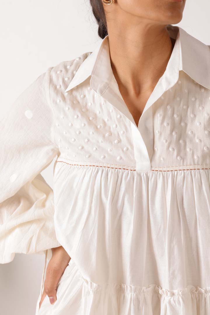 JAAMDANI DRESSNK-JD-DRE-01-RS-S-25