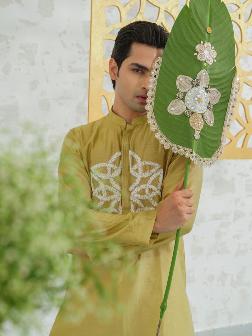 Fresh Moss Infinity kurta set