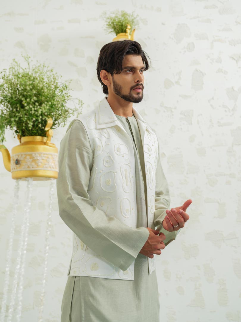 Amoeba Linen Bundi set