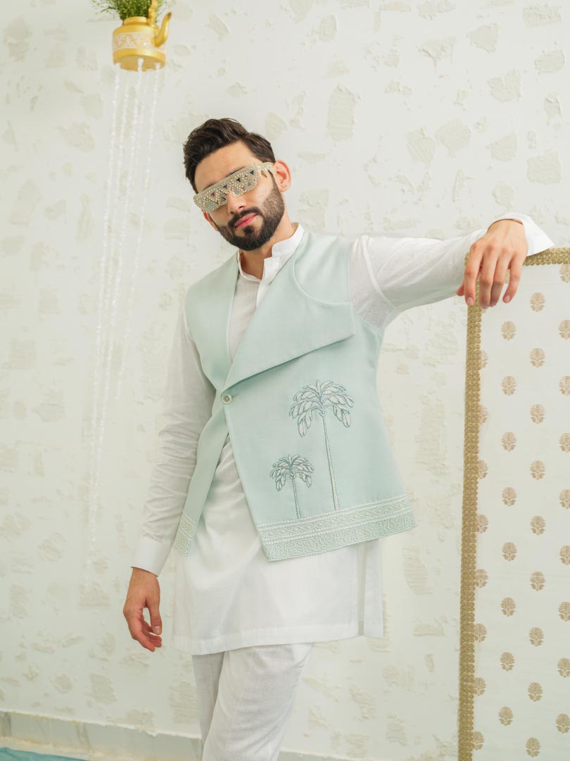 Flap Palm Blue Bundi set