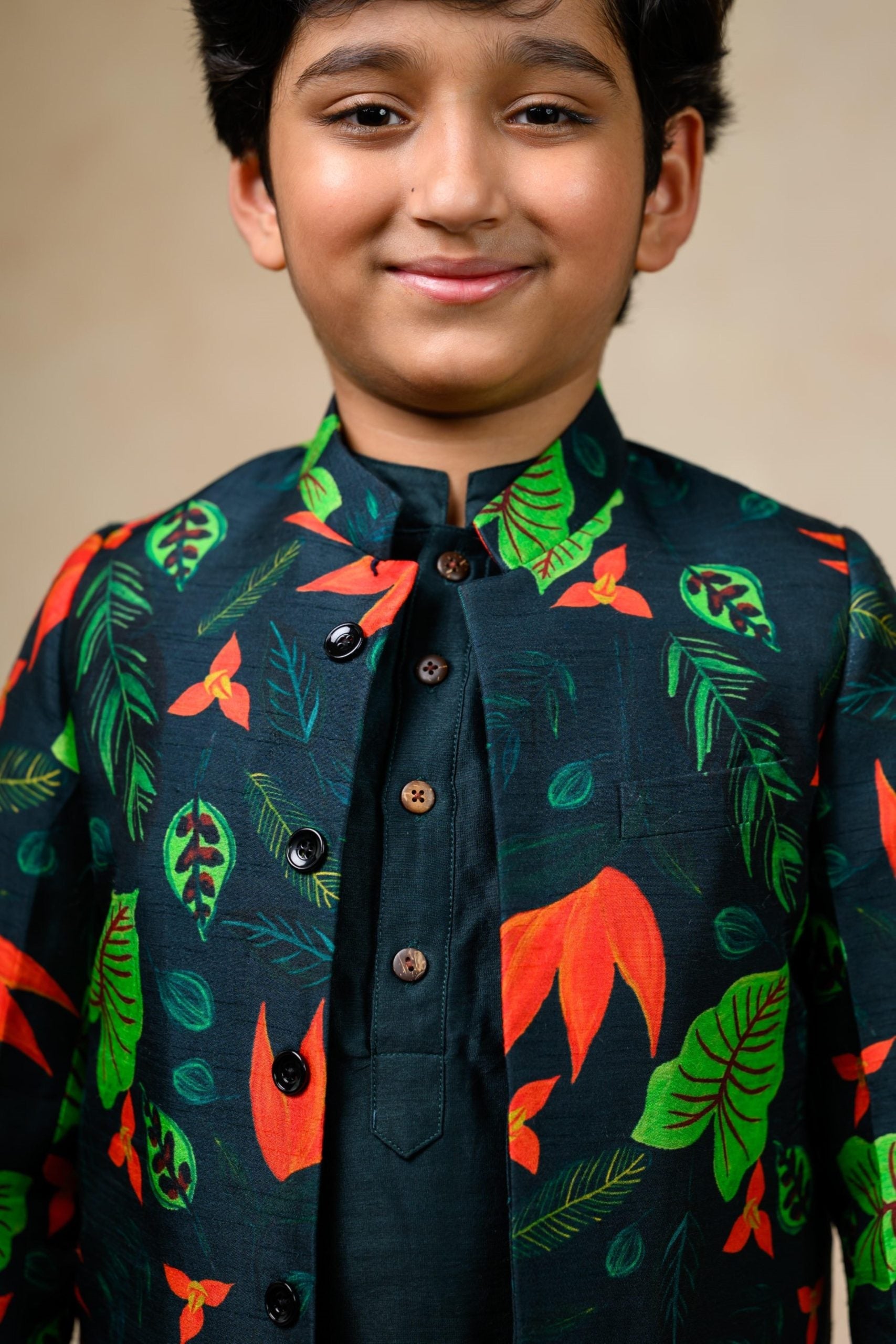Indo western sherwani with kurta pyjama