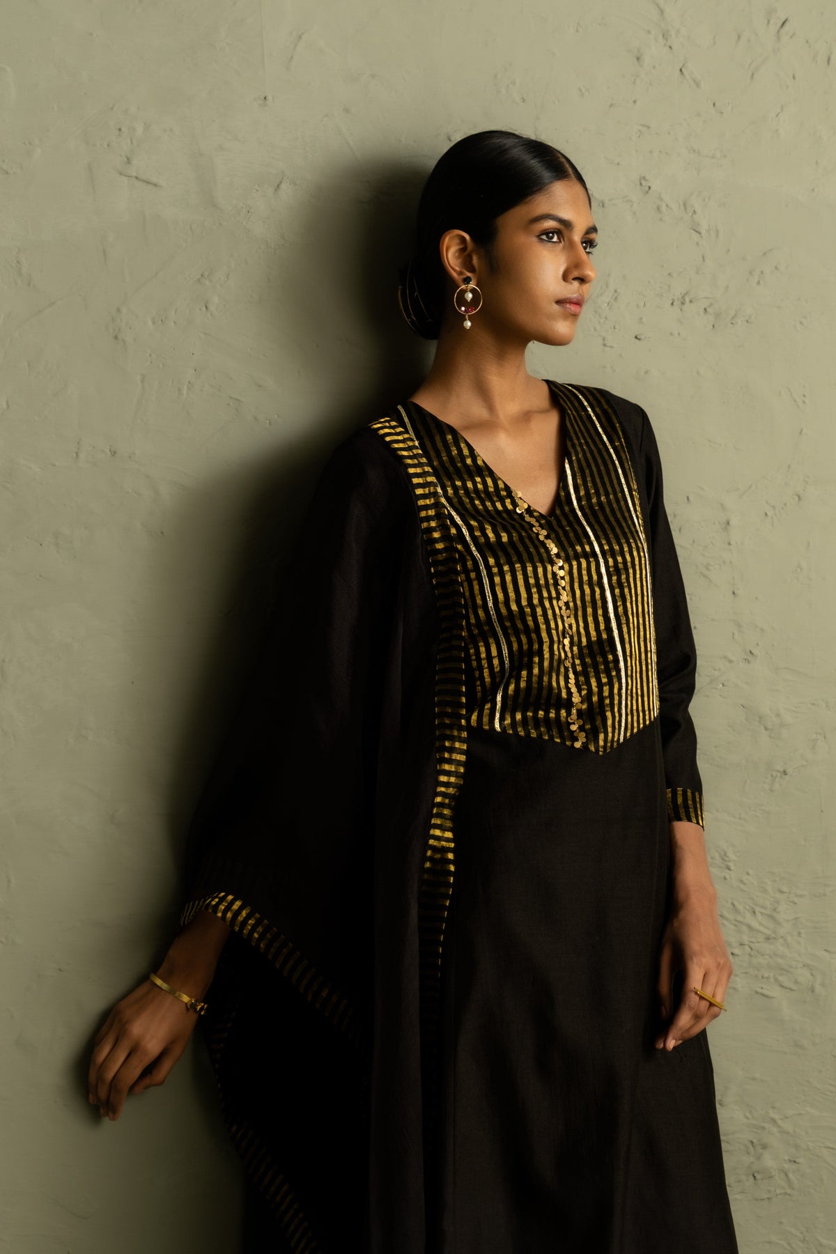 Ojas Tissue Patch Kurta Set