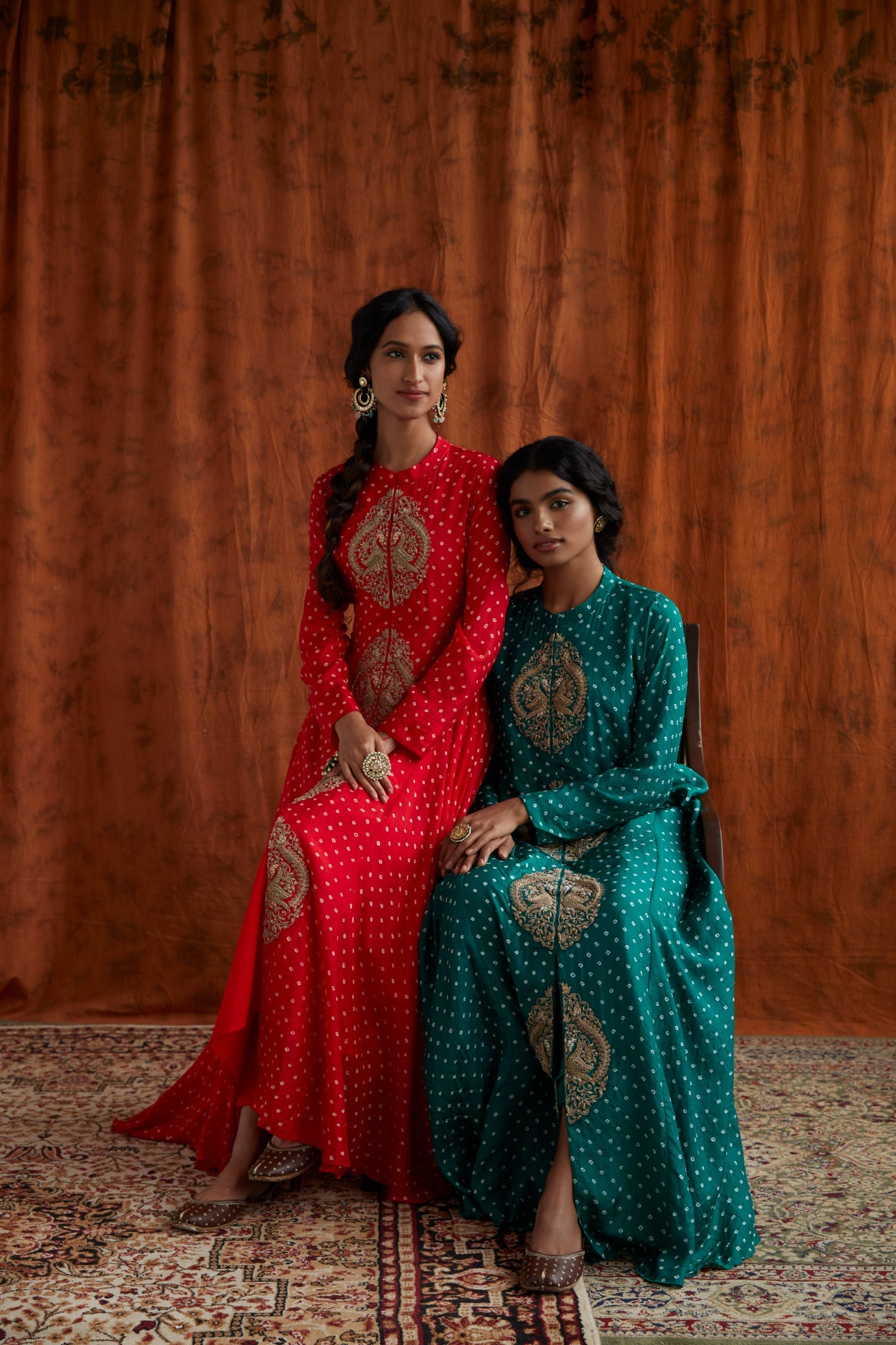 Bandhni signature gown
