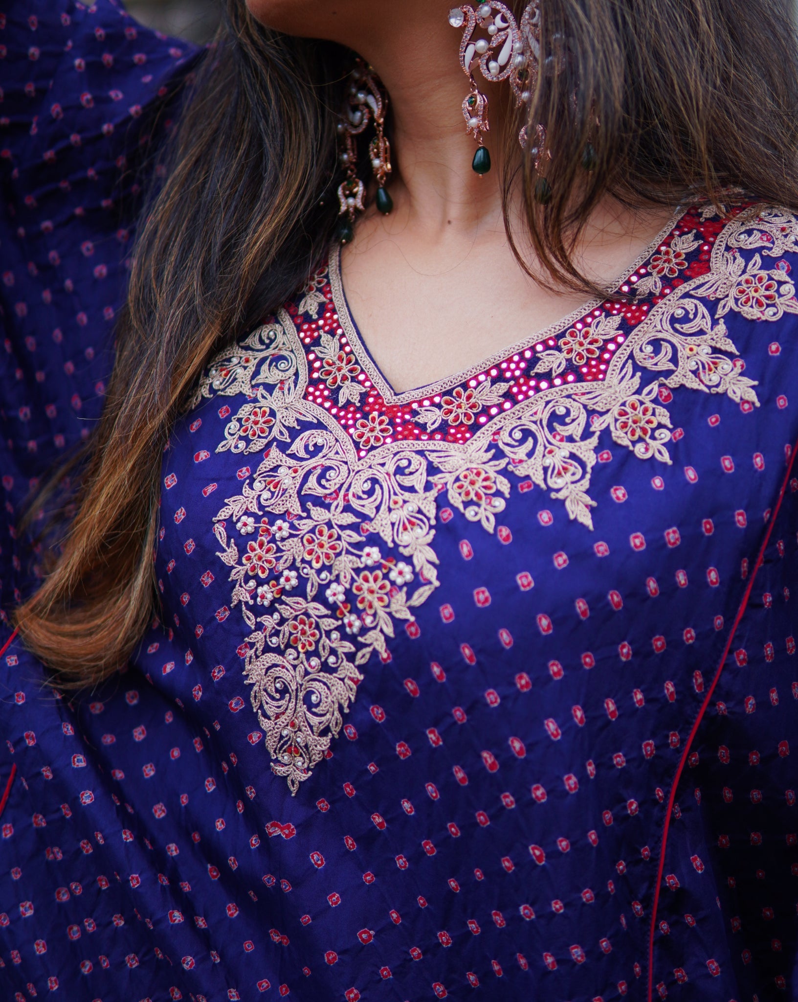 cord kaftan set