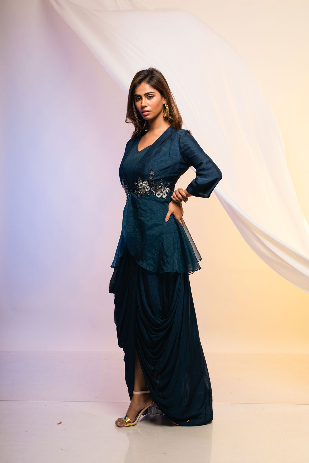 Infinity Peplum Jacket Set