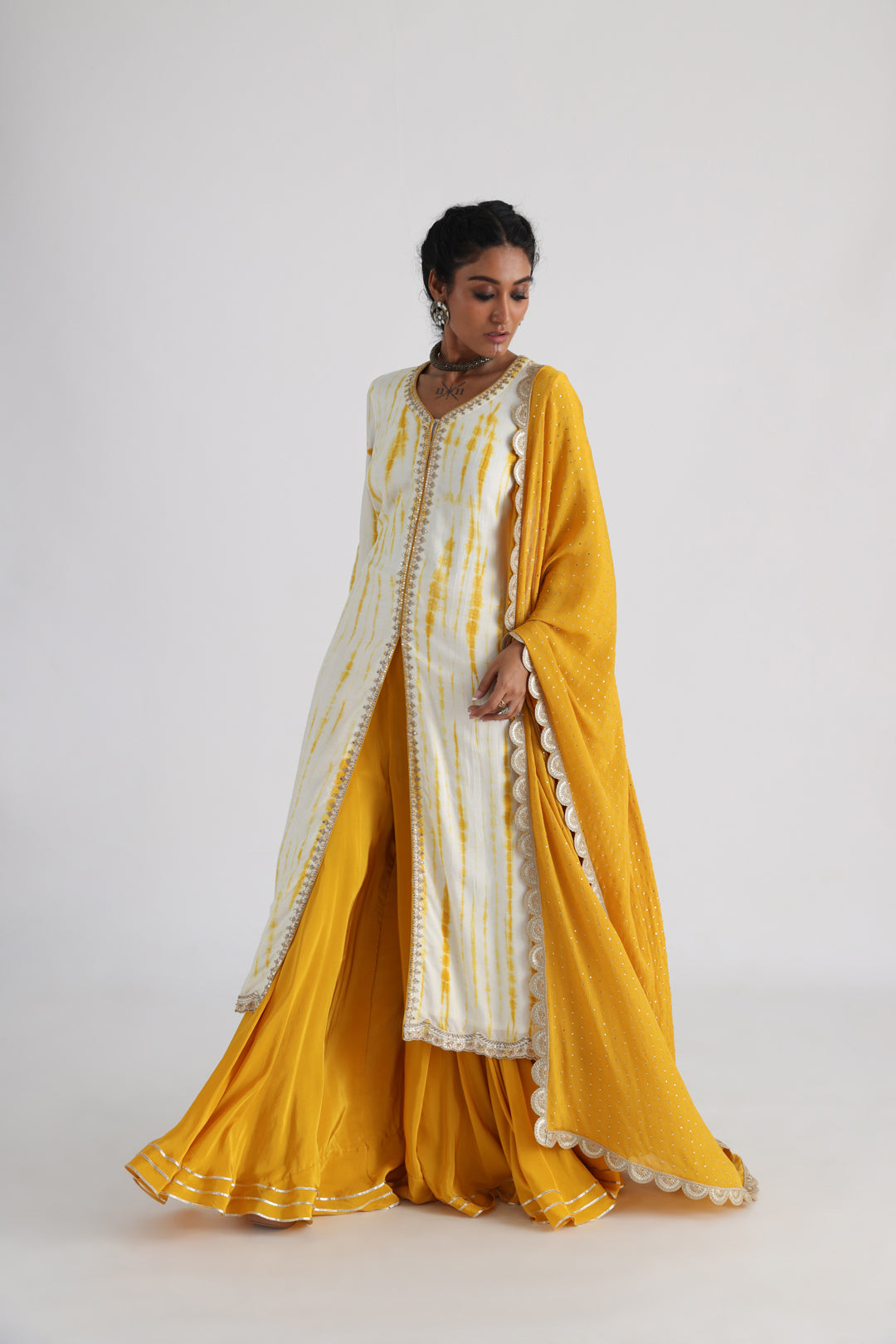 Leheriya sharara set