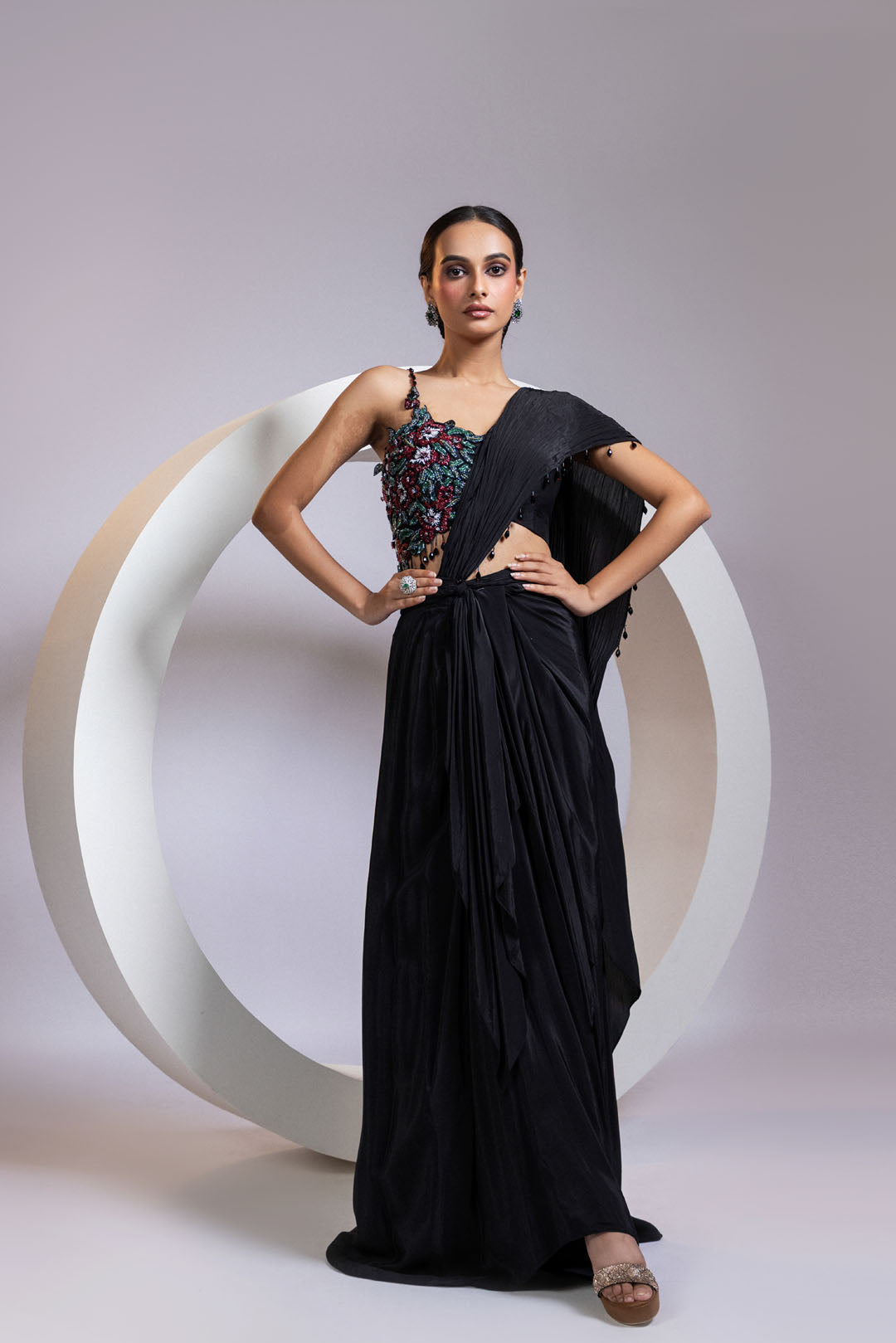 Embernoir Saree