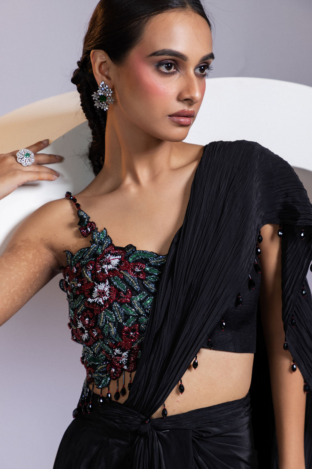 Embernoir Saree