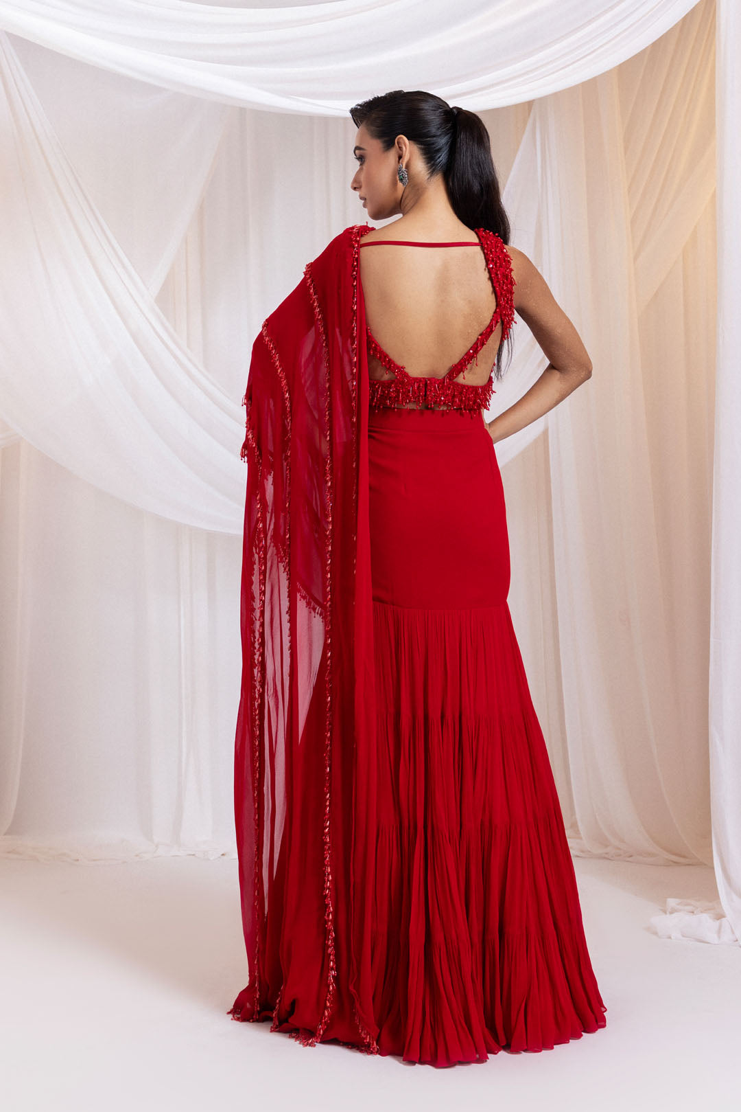 Scarlet Icon Saree