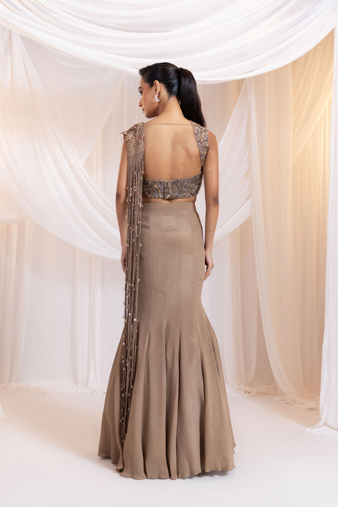 Gilded Tide Saree