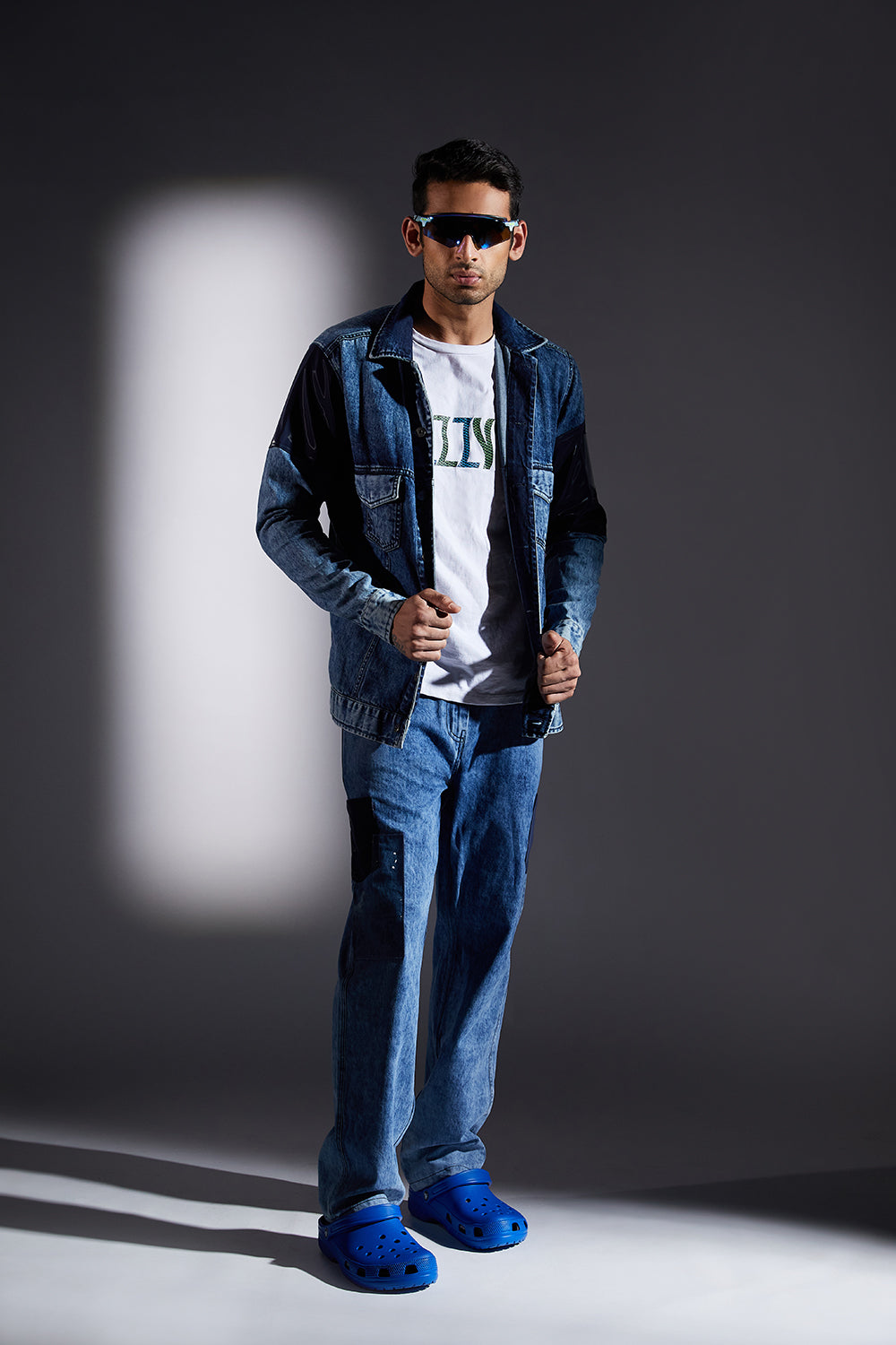 OCEAN DENIM JACKET - Auraya Fashion - ADK by Avishi Dayal Kalra Men - #tag1# - #tag2# - #tag3# - #tag3#