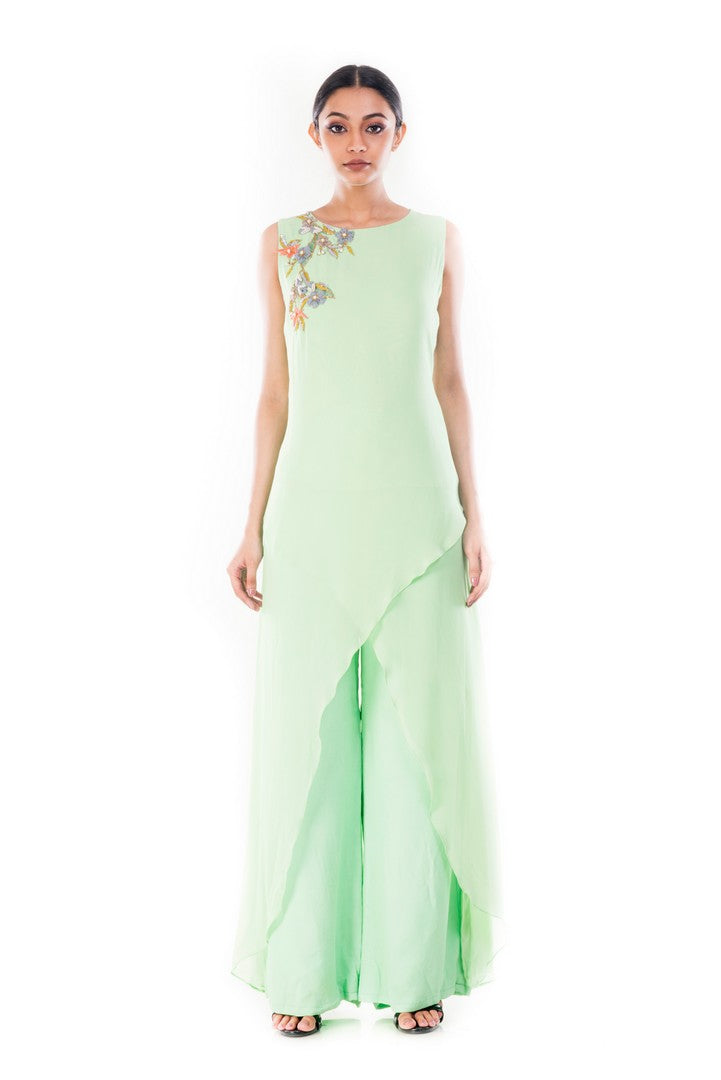 Aabha Green co-ord Set