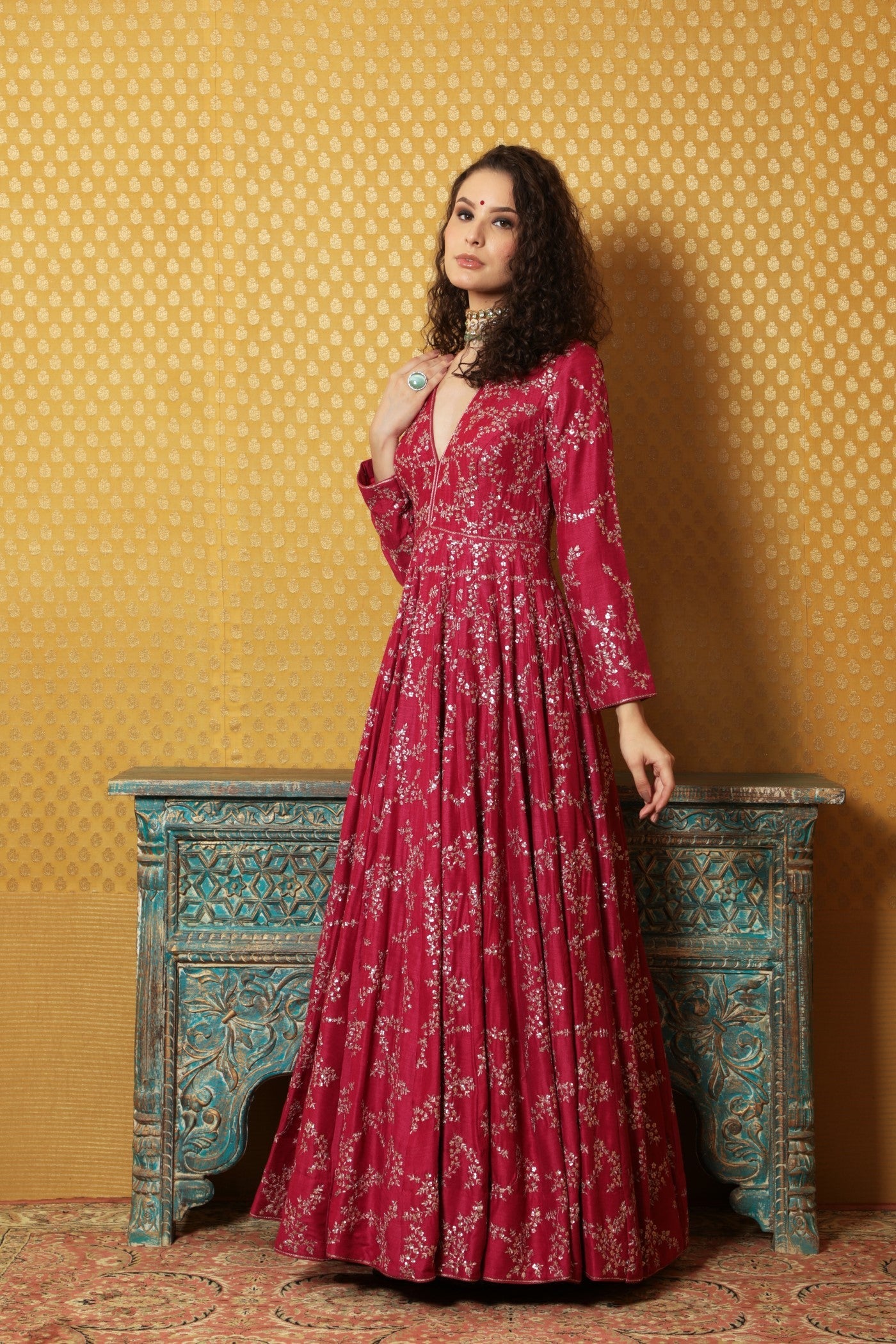 muga silk dress Buy One-Shoulder Muga Silk Gown Online