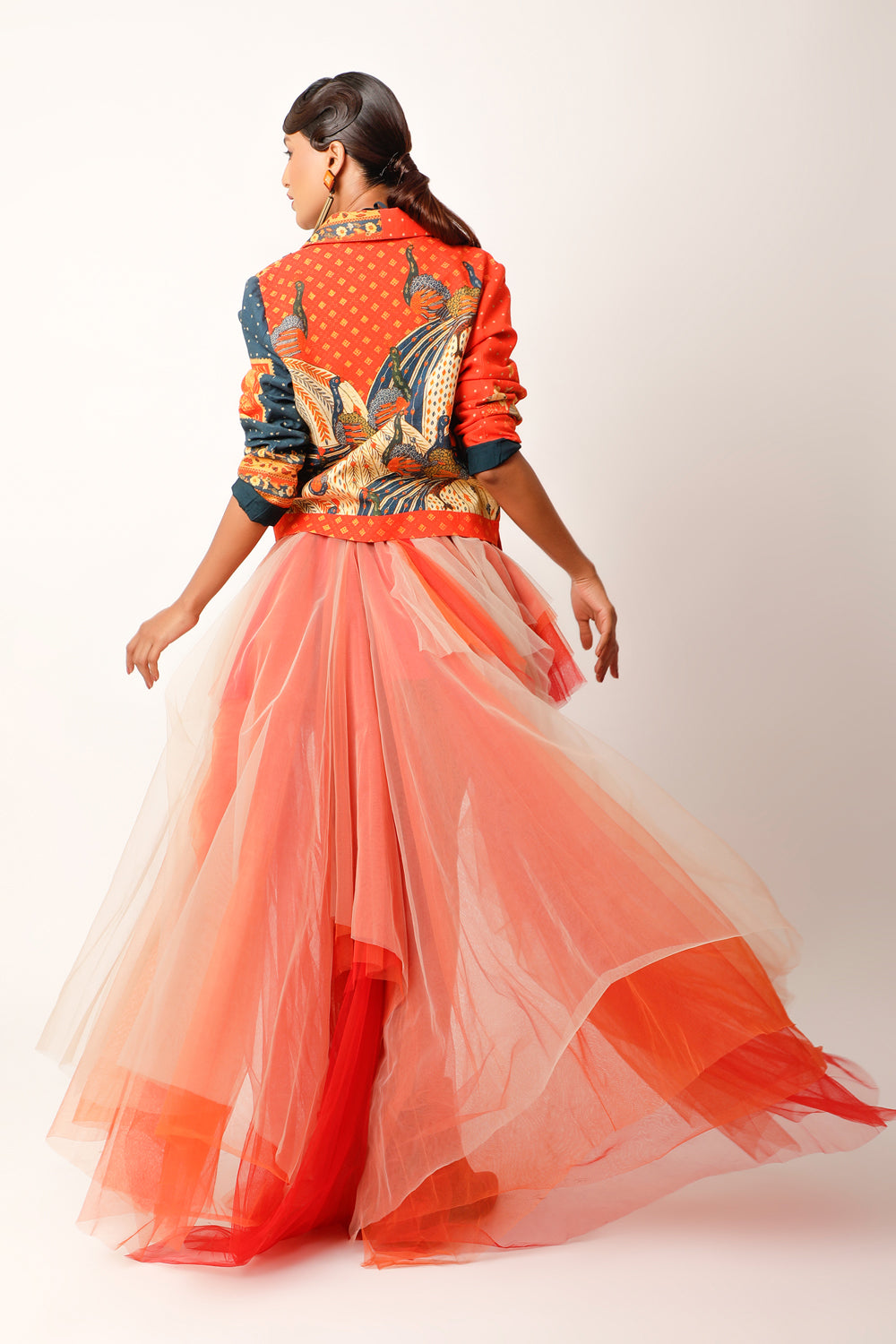 Assymtrical Tulle - Auraya Fashion 