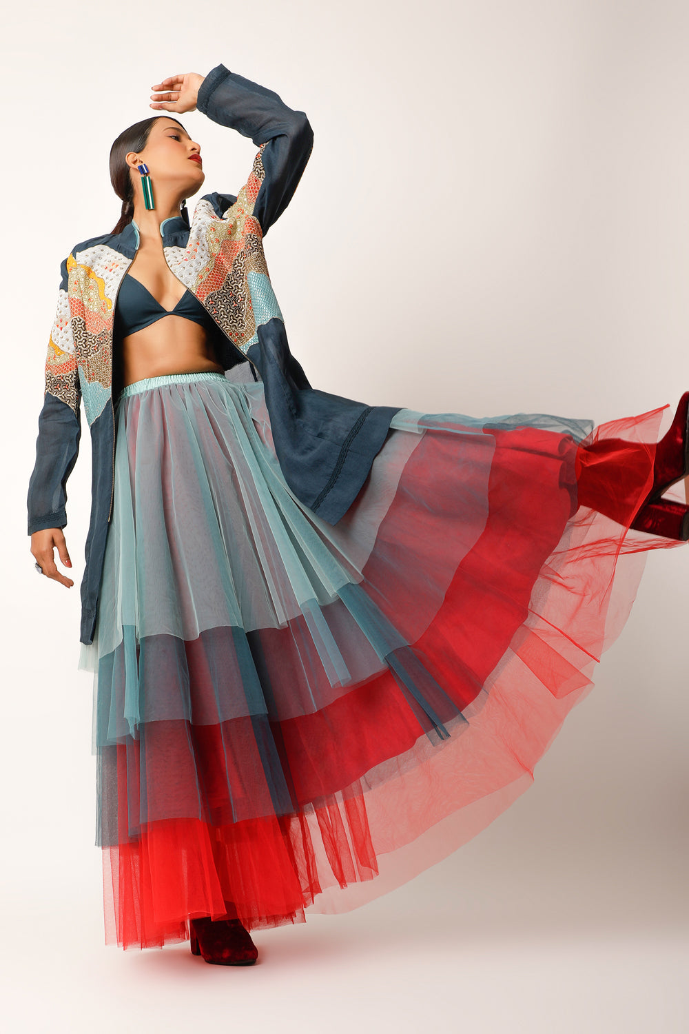 Multicolored Tulle - Auraya Fashion 