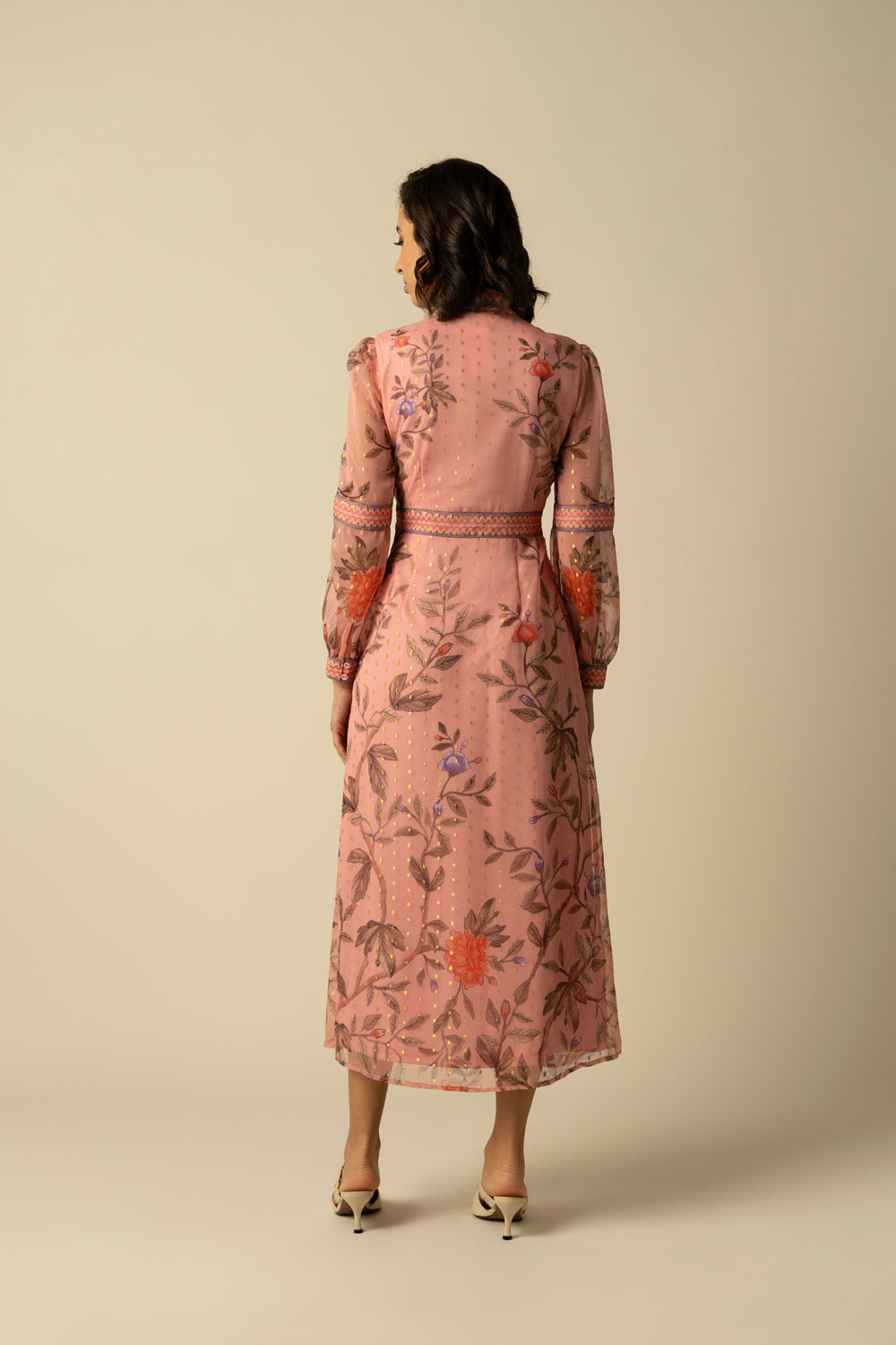 Elizabeth Pink Dress - Auraya Fashion 