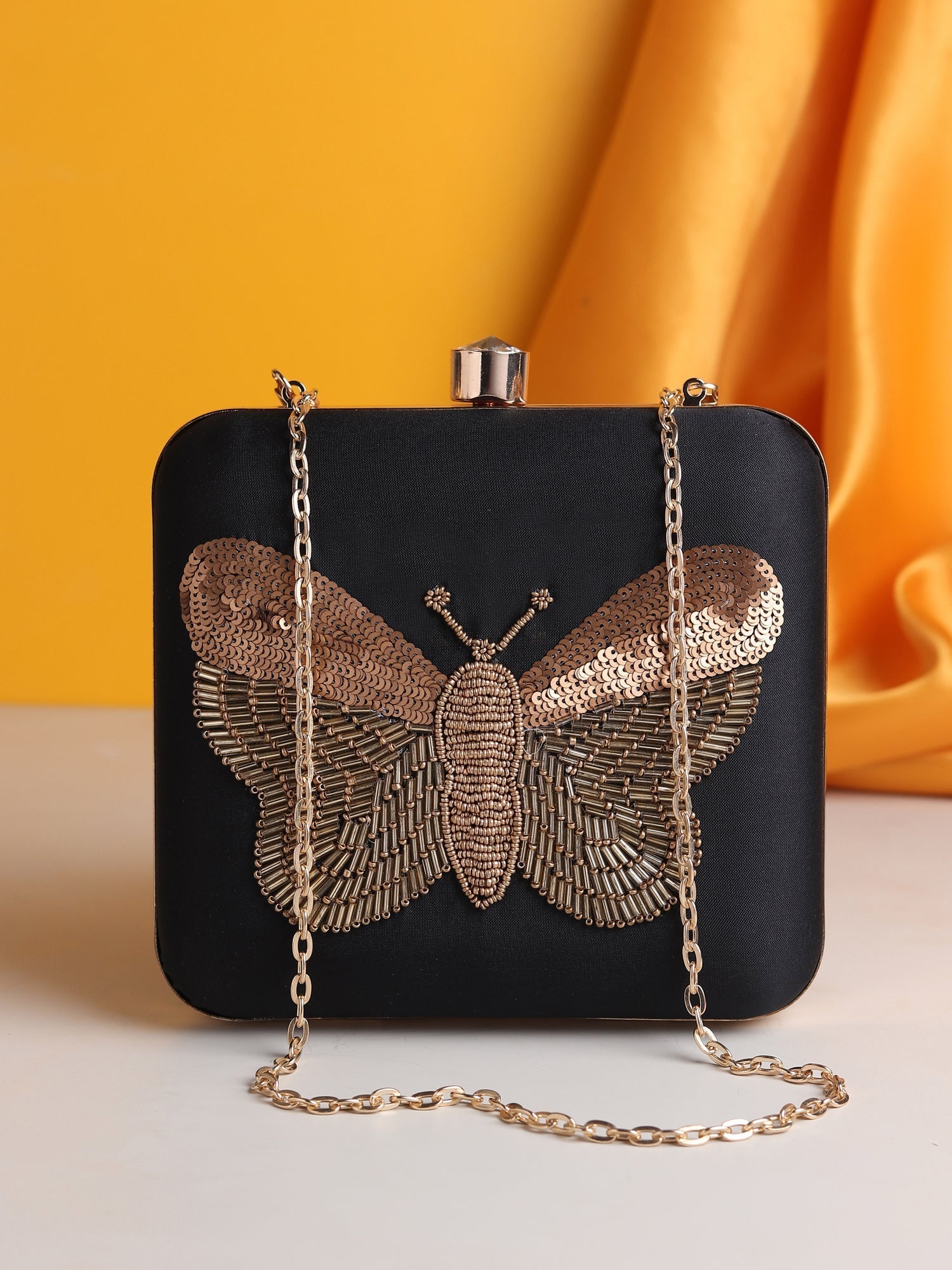 Image of Black Flutter bag