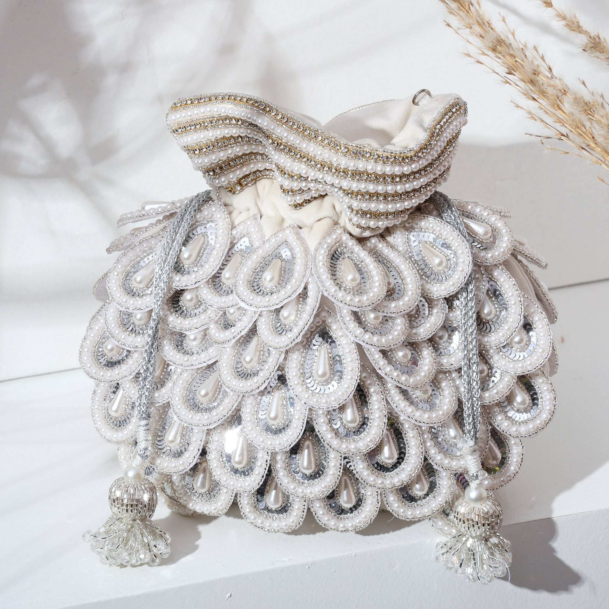 Image of pearl petal bag