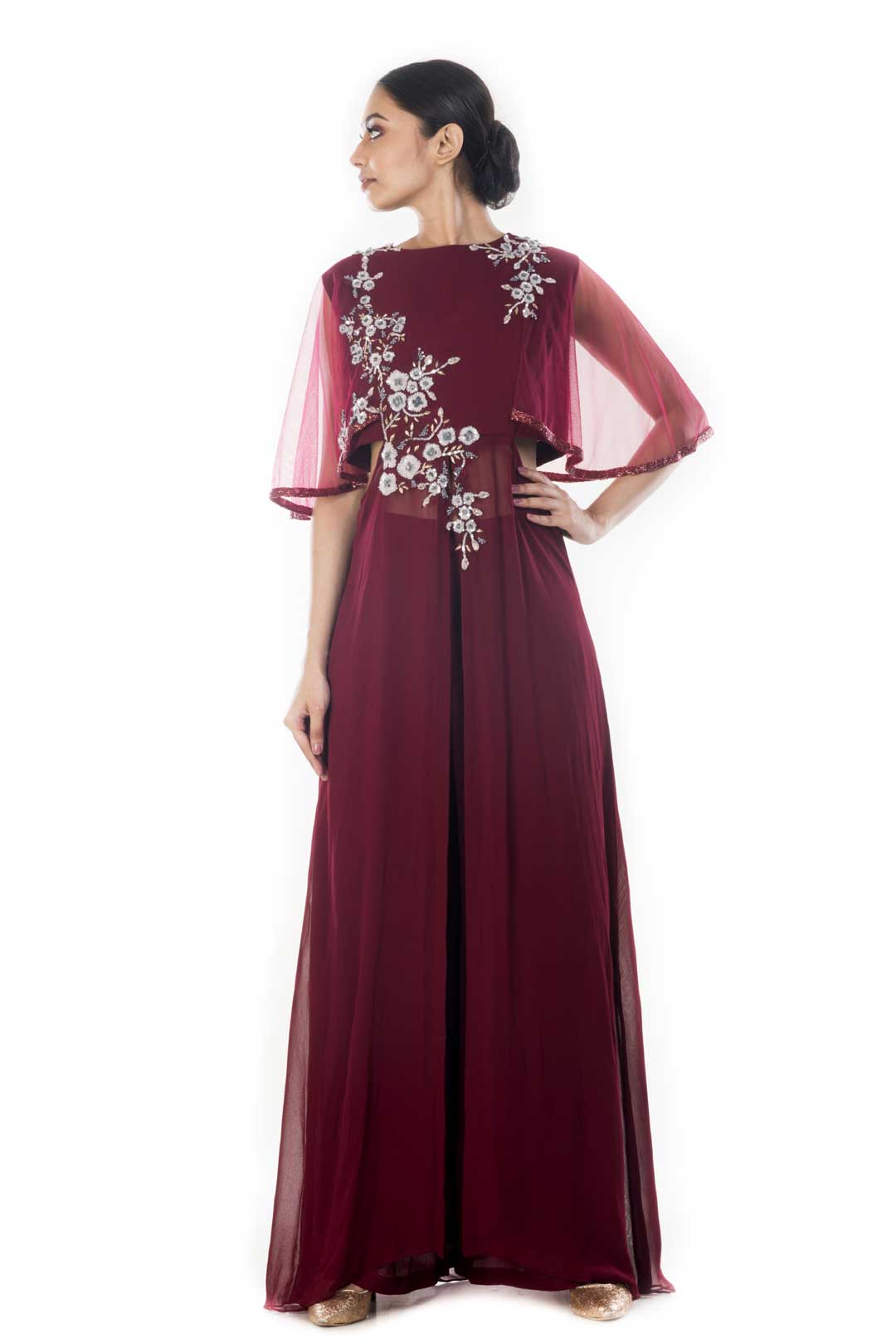 Ambika cape dress