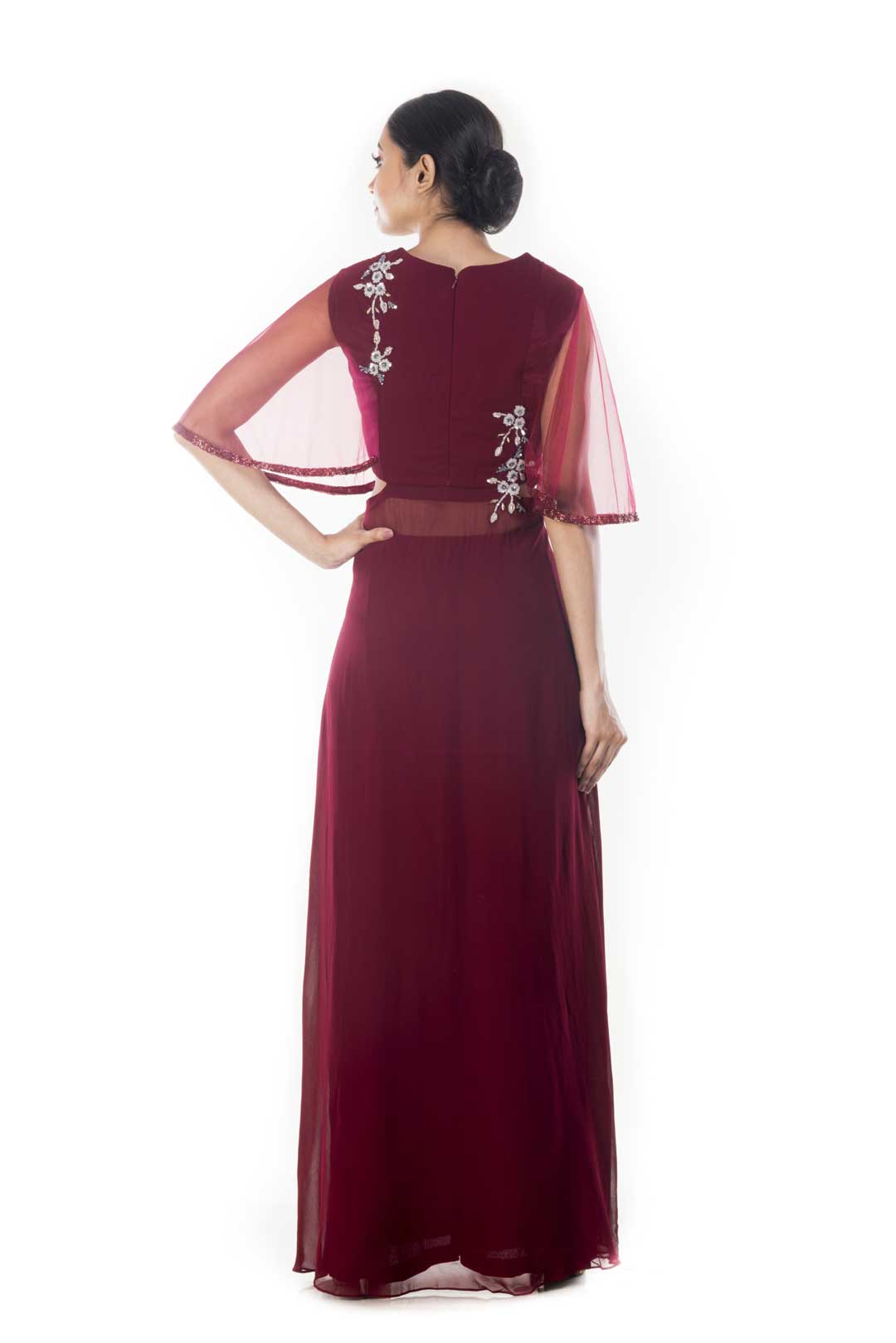 Ambika cape dress