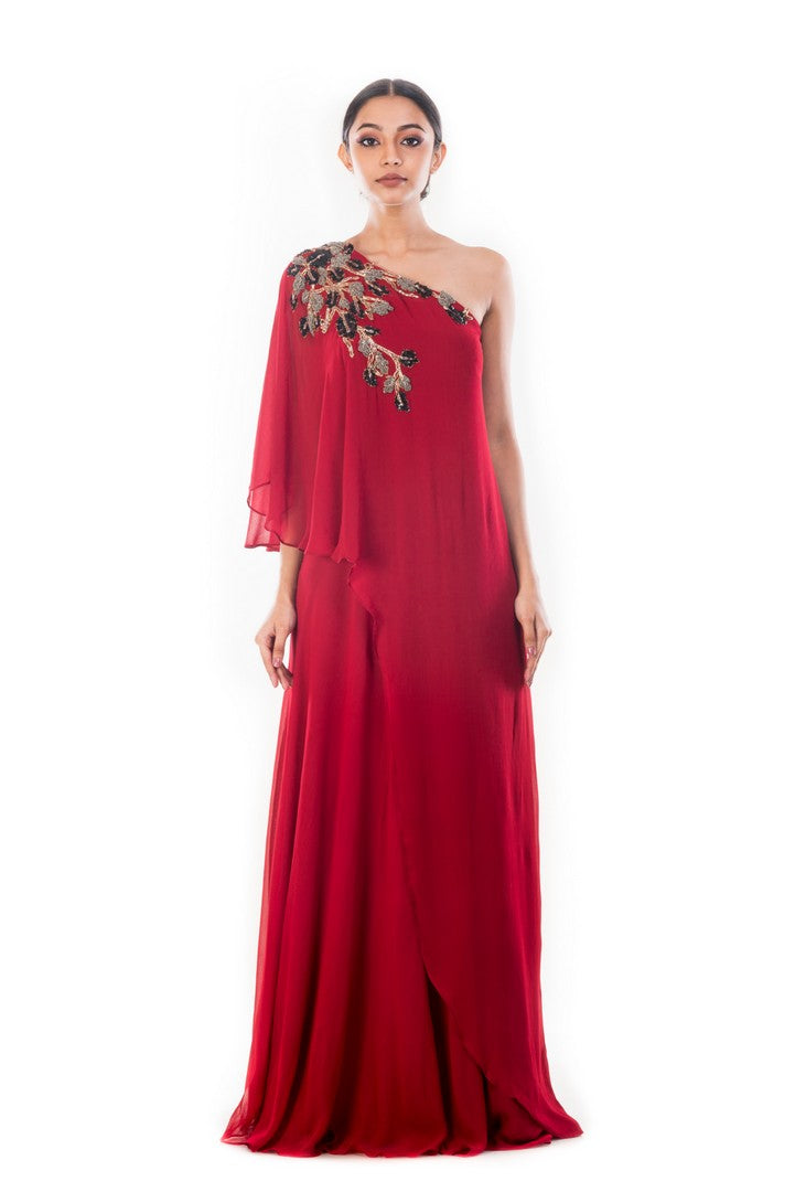 Raajsi Cape Dress