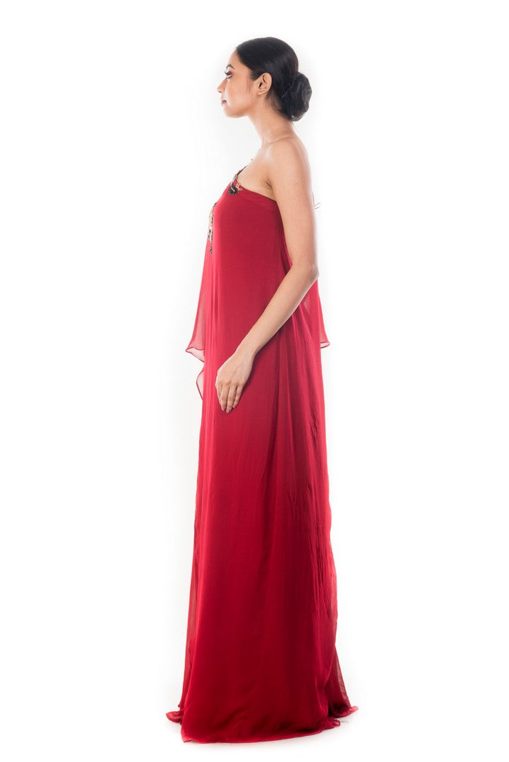 Raajsi Cape Dress