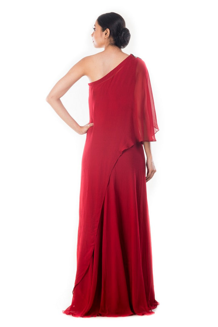 Raajsi Cape Dress