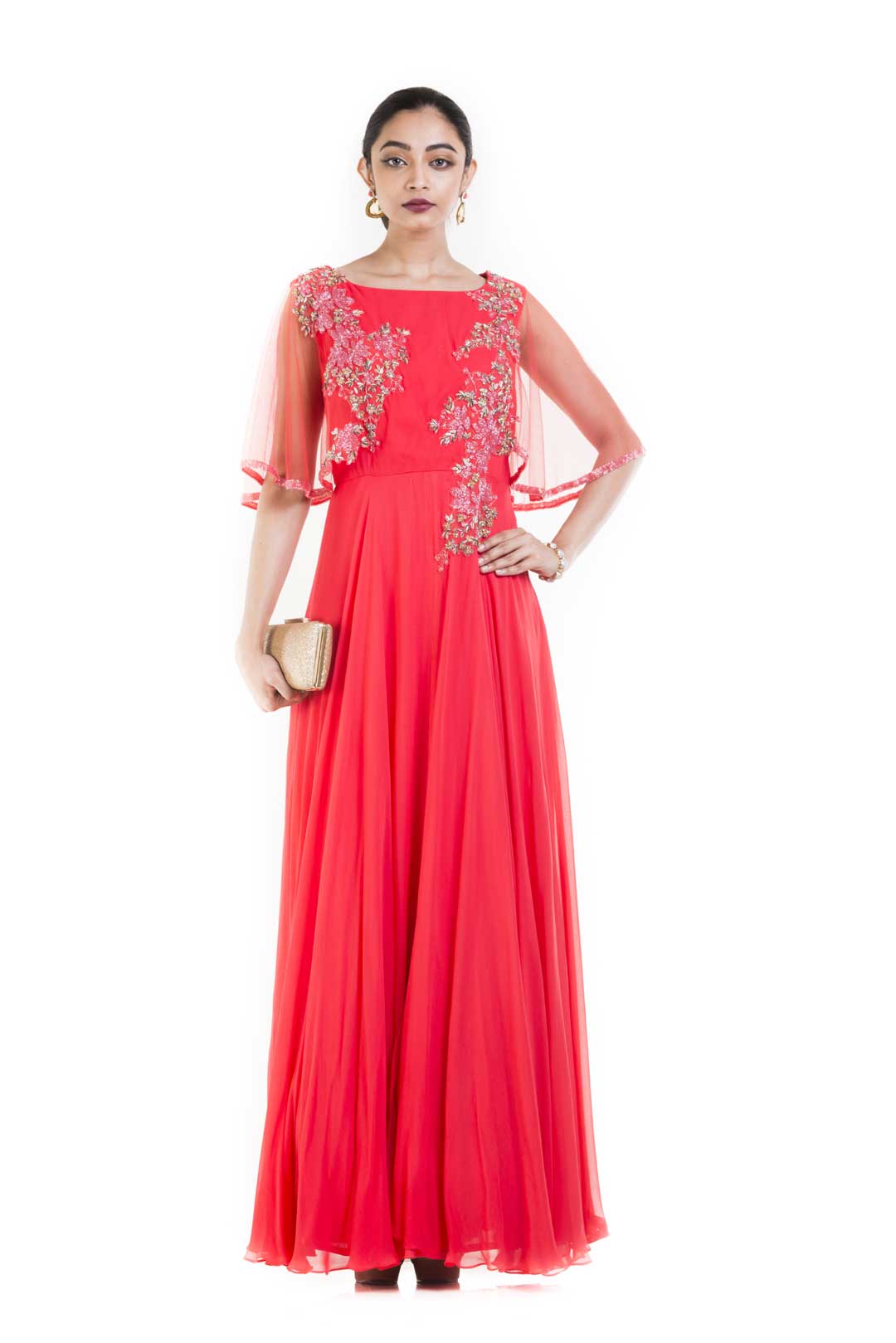 Reva cape dress