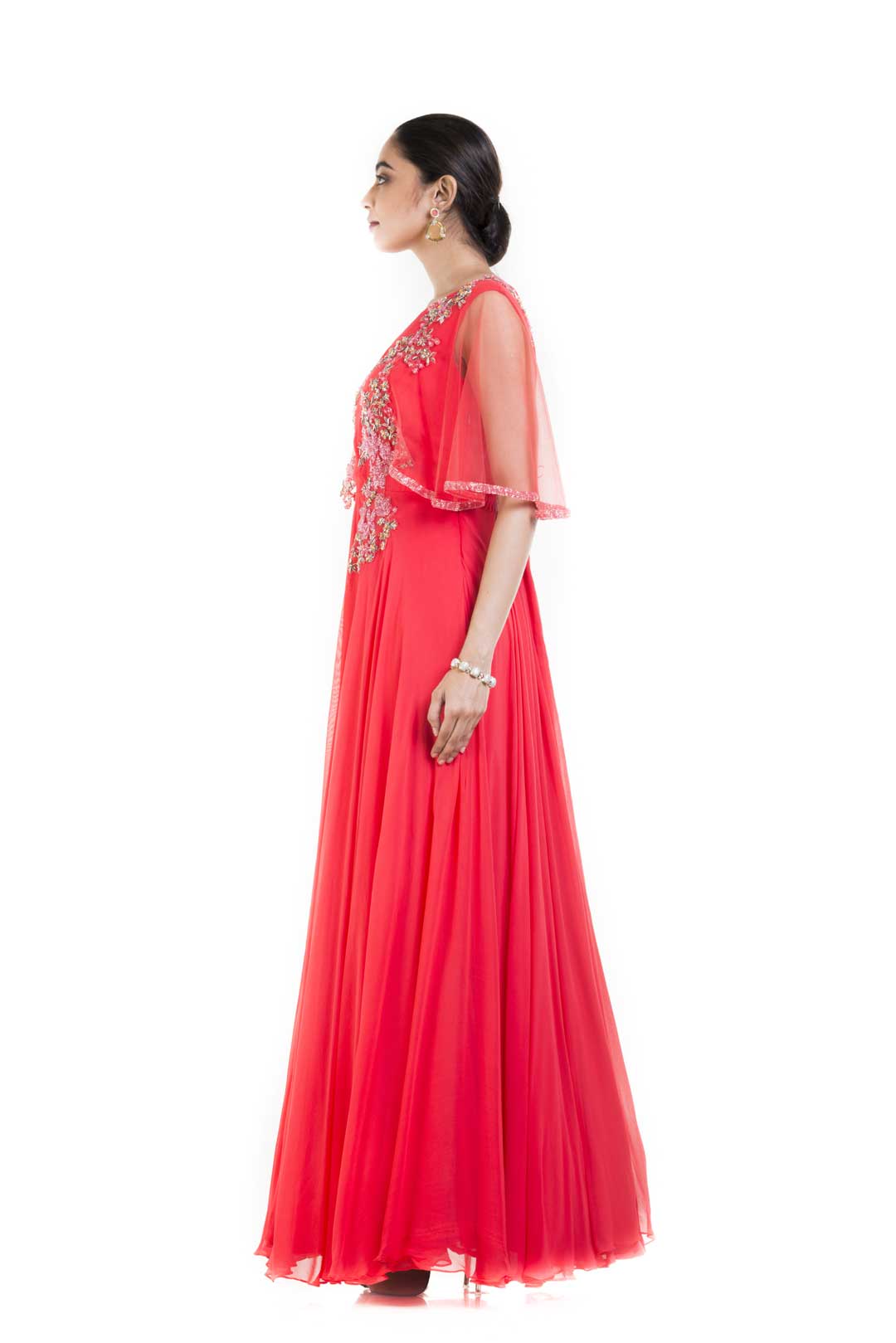 Reva cape dress