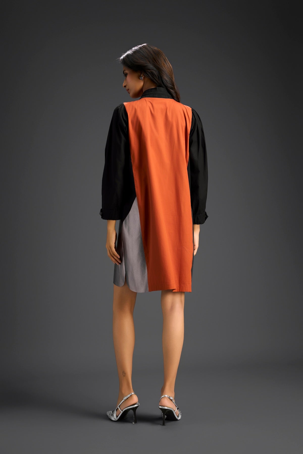 Rust & Black Tunic Dress