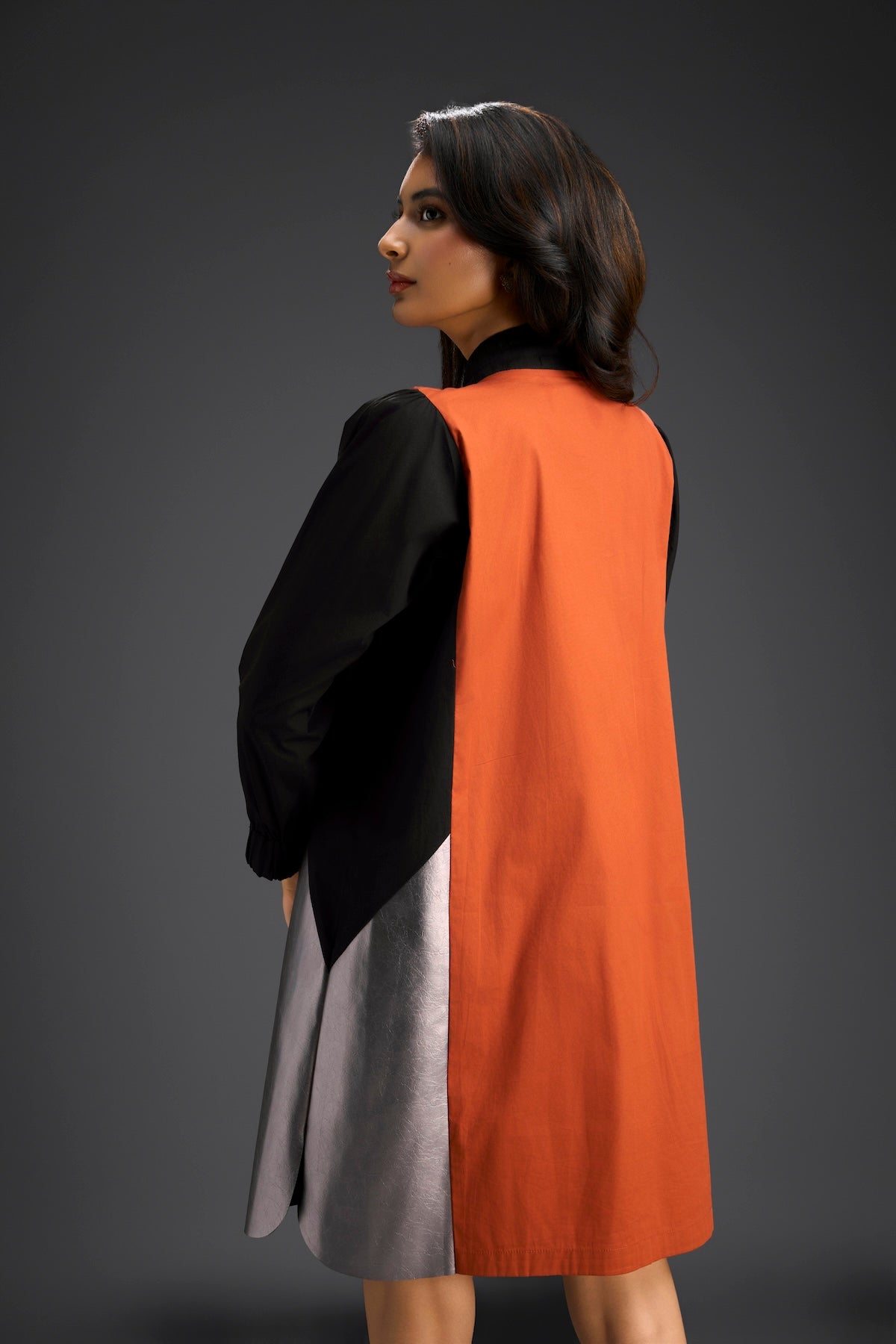 Rust & Black Tunic Dress