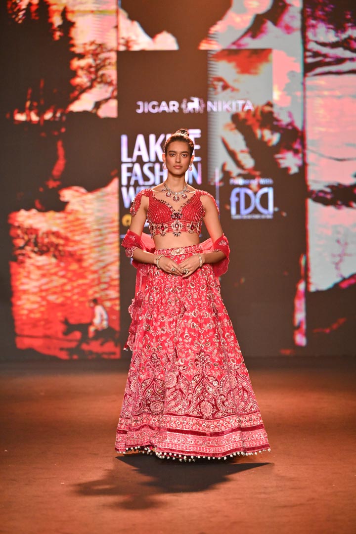 Ethereal East lehenga set
