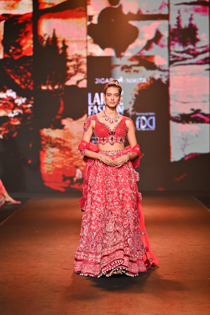 Ethereal East lehenga set