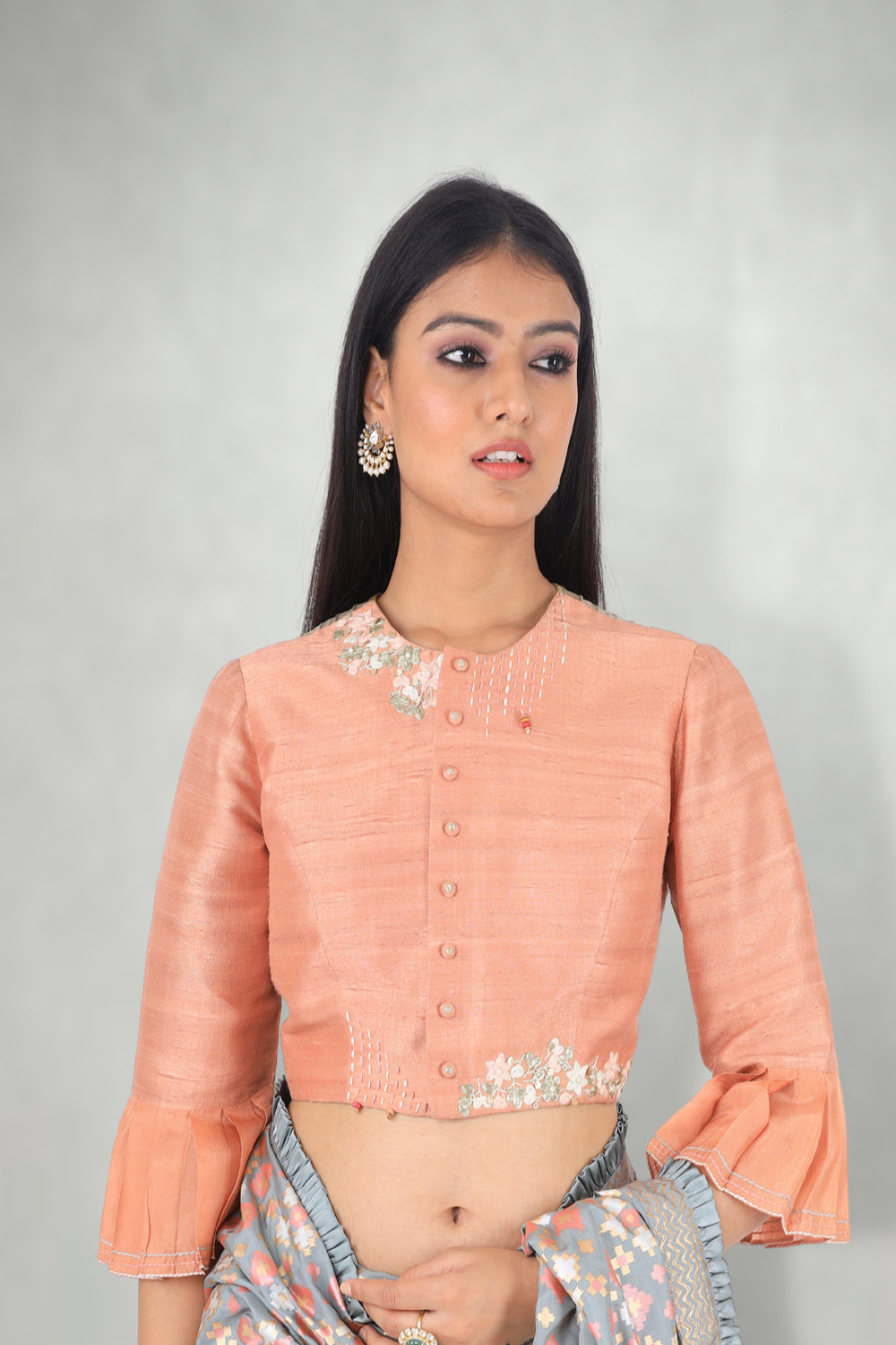 Peach Blouse Only