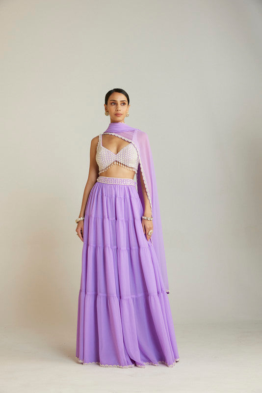 Image of Lilac Sharara Set