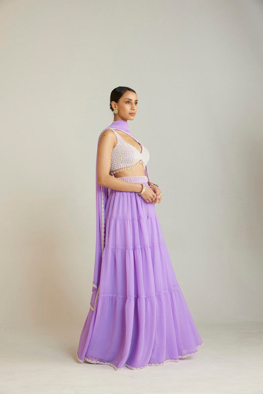 Image of Lilac Sharara Set