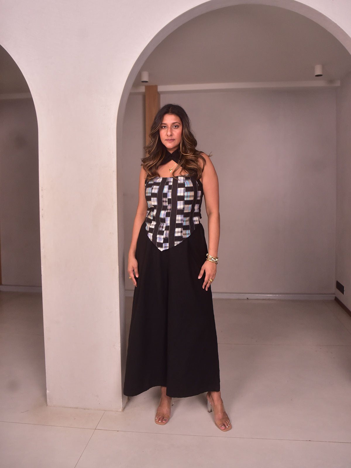 Patch Corset Co-ord Set